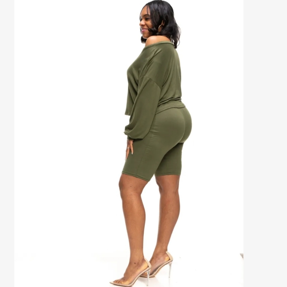 Green Biker Set - Picture 3 of 3
